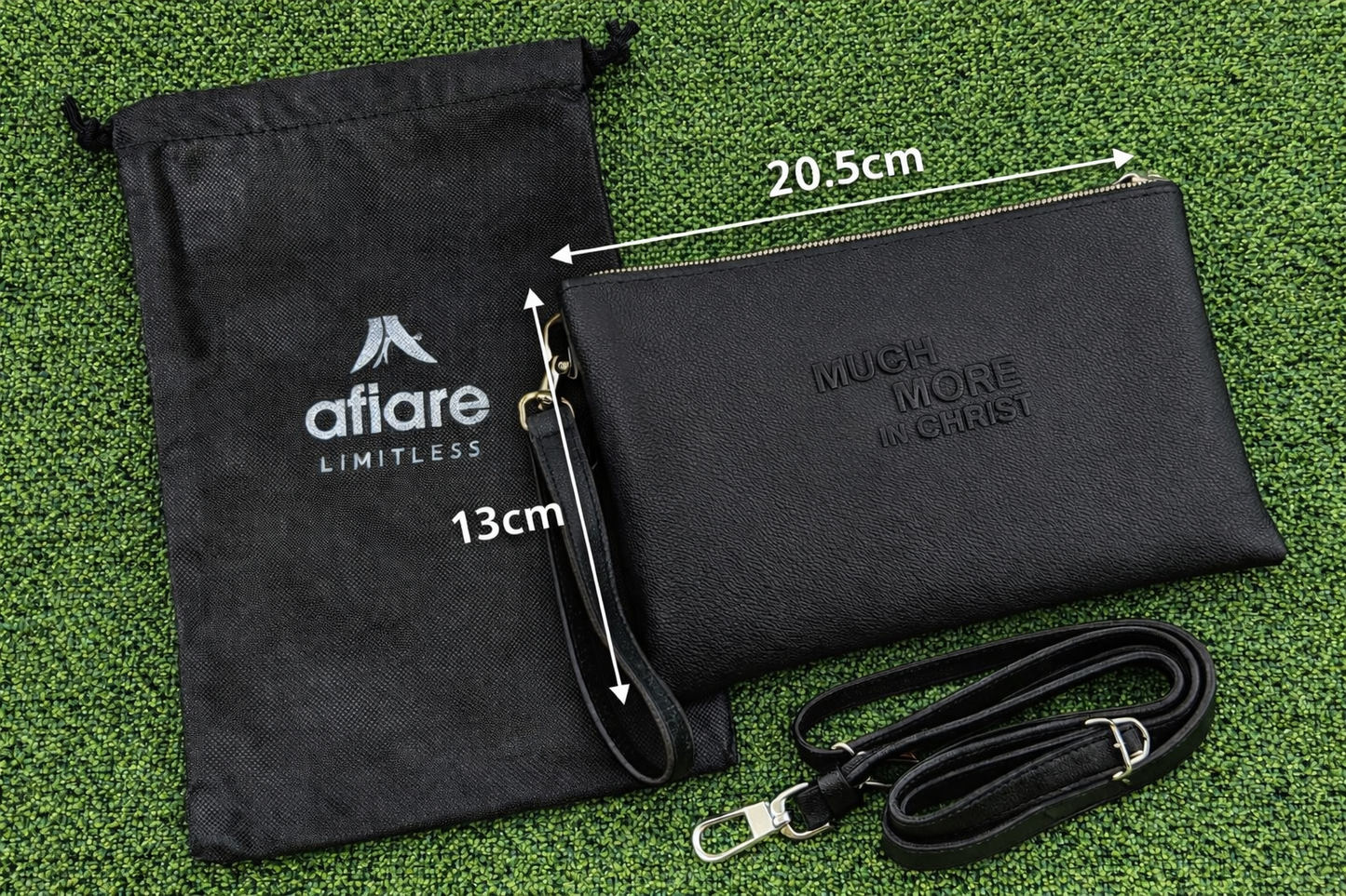 Much More In Christ Bespoke Pouch