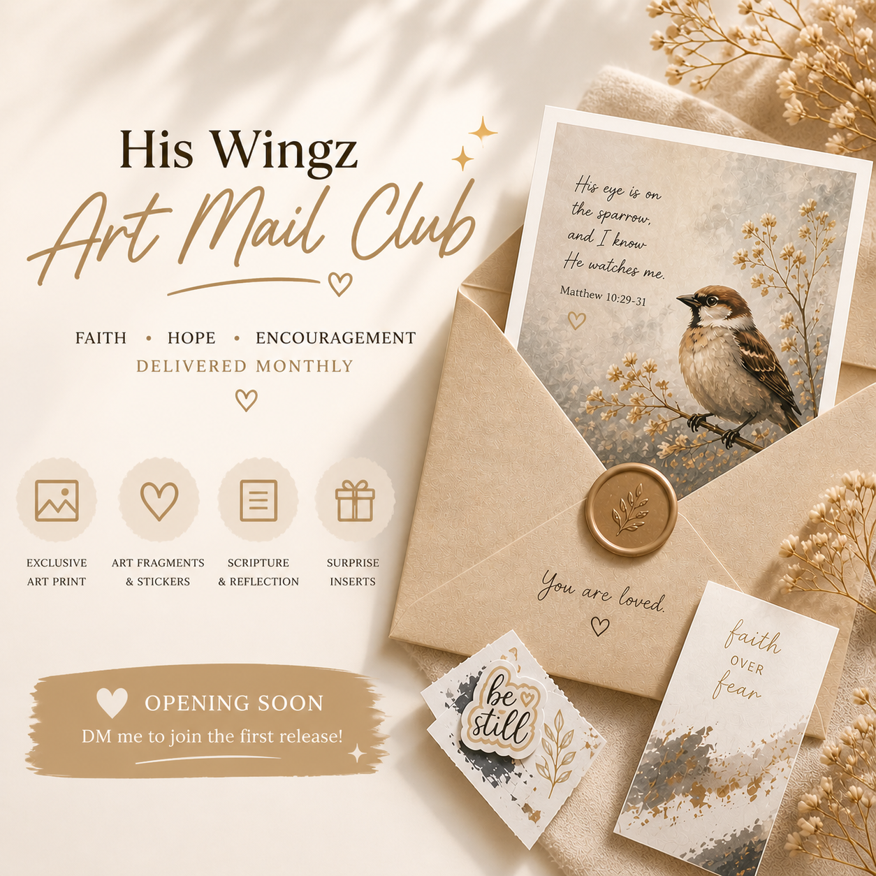 His Wingz Art Mail Club International